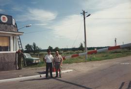 Zhaksiby & Armin Kurchatov check point