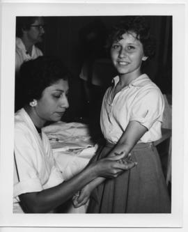 Child Receiving a Tuberculosis Test