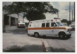 Ambulances at Jefferson Davis Hospital