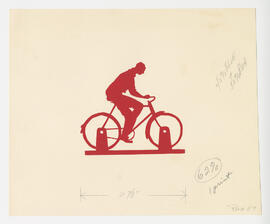 Illustration, p. 59: “Man on stationary bike” painting