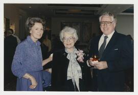 Dr. Leora Andrew, Dr. Desmond, Dr. George Kerr at Dr. Desmond's retirement party