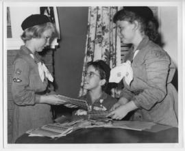 Houston Anti-Tuberculosis League's 1955 Christmas Seal Campaign