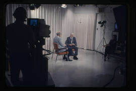 Hines H. Baker being interviewed by Don Macon