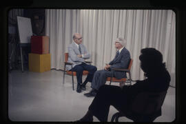 Hines H. Baker being interviewed by Don Macon