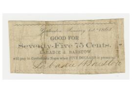 Confederate note