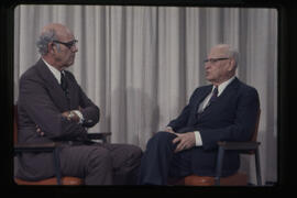 John H. Freeman being interviewed by Don Macon