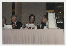 Drs.L. Stanley James, Martha Yow, and Arnold J. Rudolph at Dr. Desmond's retirement party