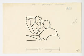 Illustration, p. 67: “Patient in bed with doctor” drawing