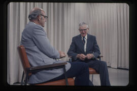 Hines H. Baker being interviewed by Don Macon