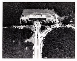 Baylor College of Medicine aerial view of construction