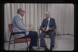 Hines H. Baker being interviewed by Don Macon