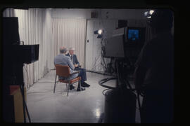 Hines H. Baker being interviewed by Don Macon