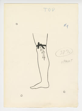 Illustration, p. 73: “Varicose Veins #9” drawing of vein in leg