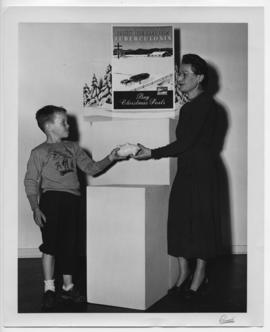 Houston Anti-Tuberculosis leagues 1947 Christmas Seal Campaign.