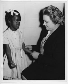 Child Receiving a Tuberculosis Test