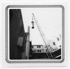 Construction of Cooling Tower/Incinerator Stack at Memorial Hospital