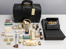 Dr. John  P. McGovern Medical Bag - Image of Contents